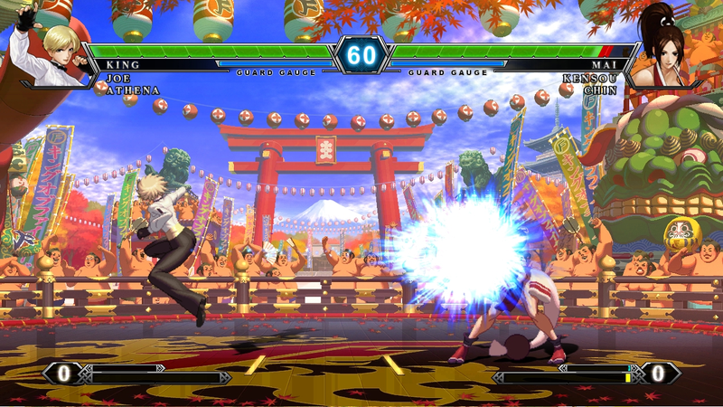Illustration for article titled The First King of Fighters XIII Screen Shots Bust Out